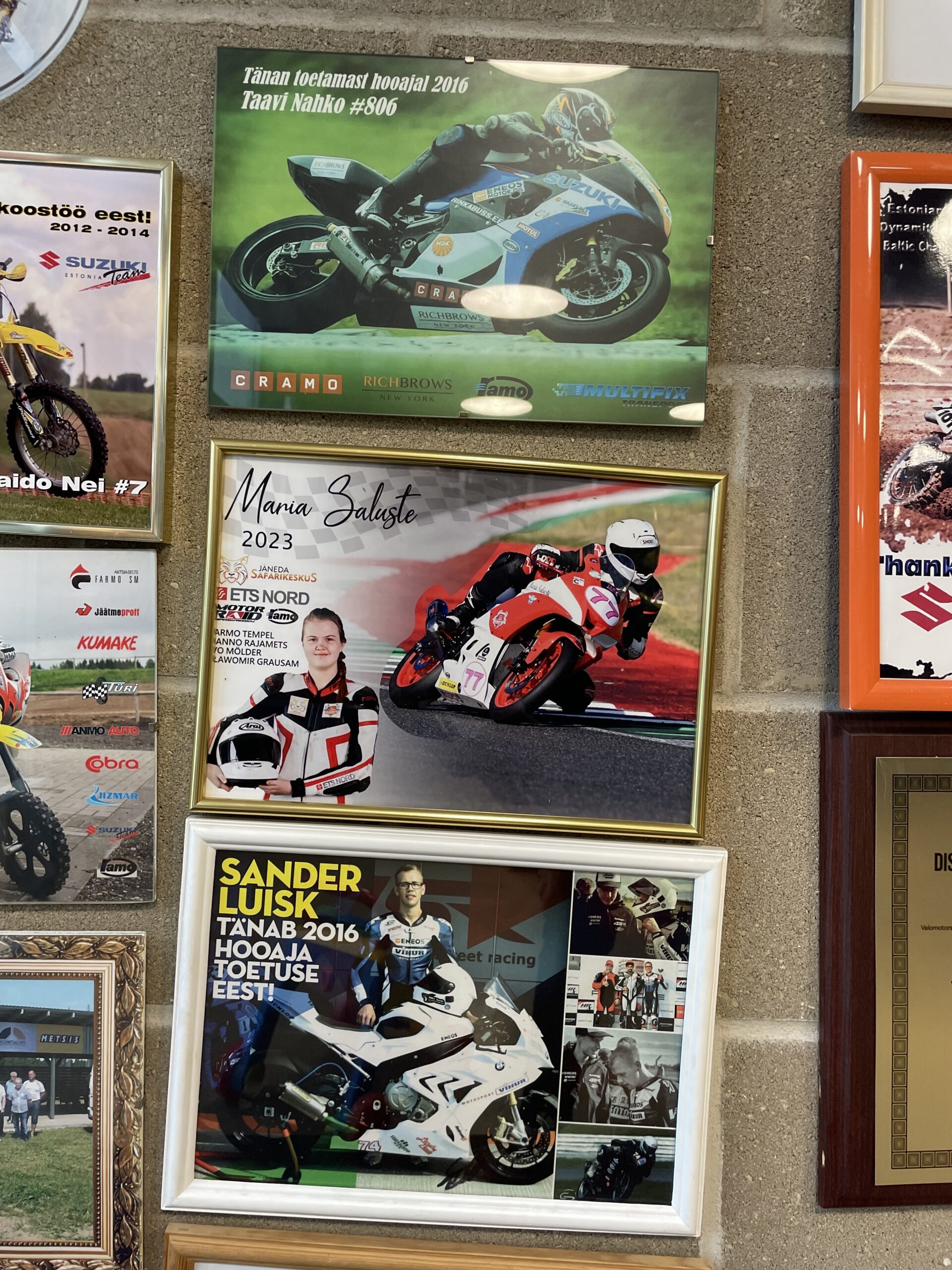 Ramo toetab motosportlasi