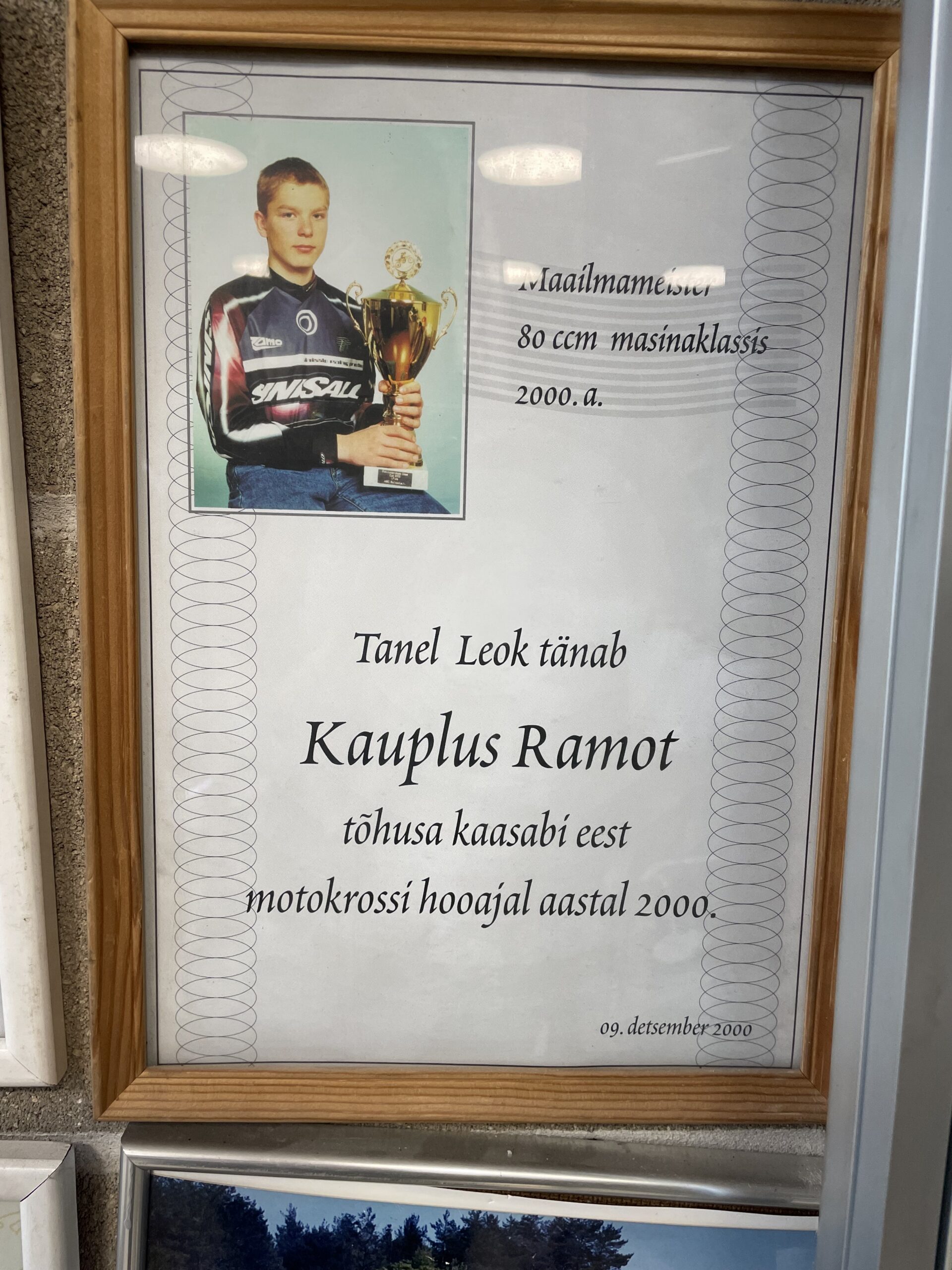 Ramo toetab motosportlasi