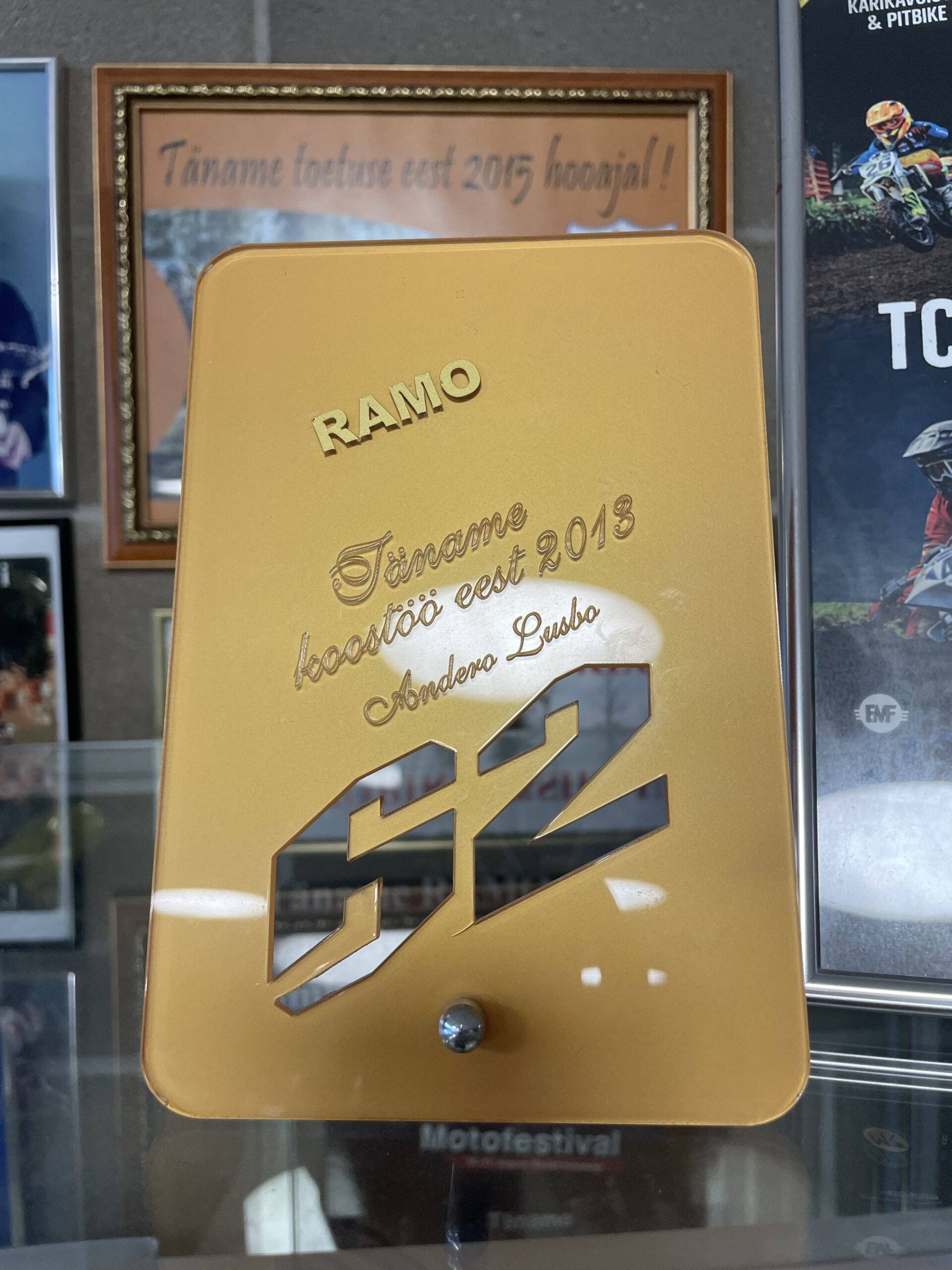 Ramo toetab motosportlasi